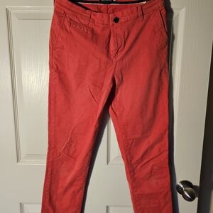 Big Star Women's Vibrant Red Cropped Pants
